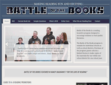 Tablet Screenshot of battleofthebooks.com